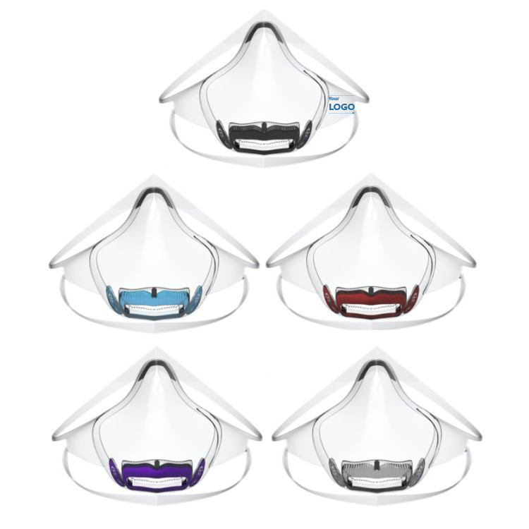 BR000043 - face shield现货PC口罩 唇语透明防护面罩 防飞溅 隔离面罩透明