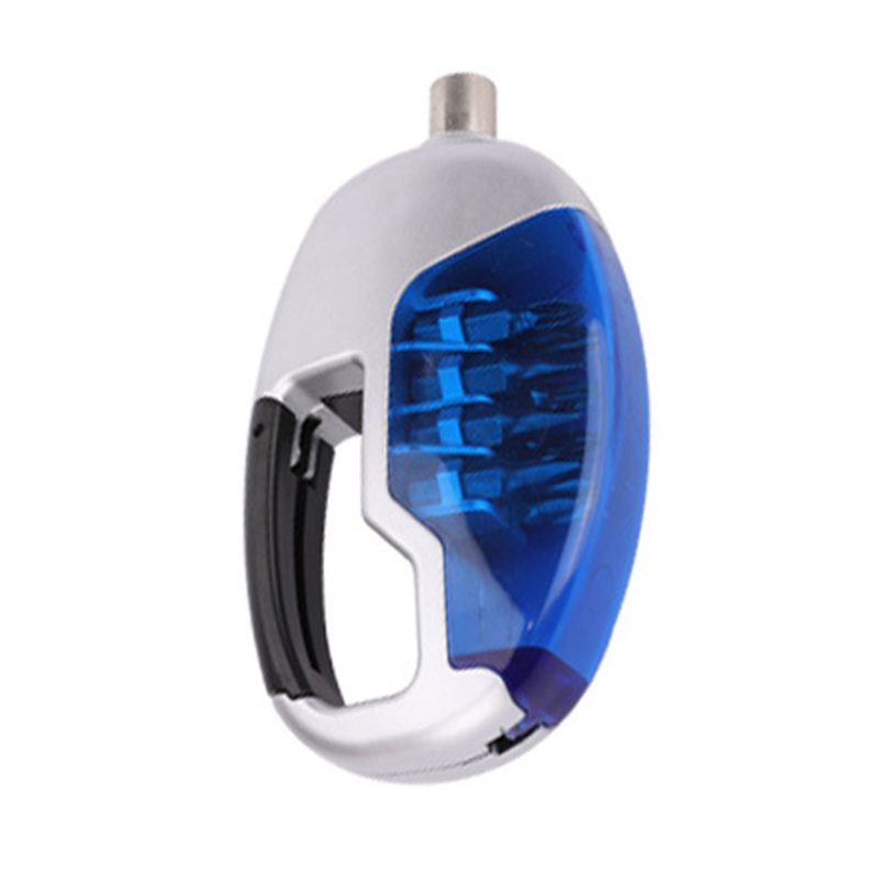 多功能螺丝刀LED灯旋具螺丝批8合1透明促销礼品套装手动组合工具