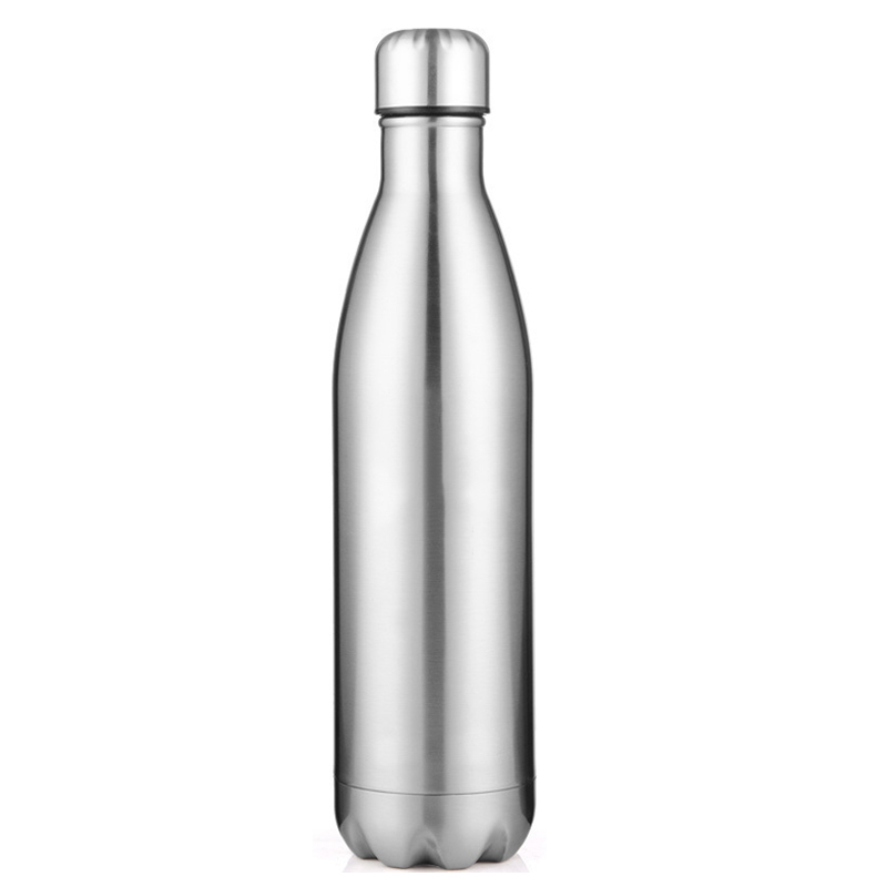 750ml厂家直销不锈钢真空保温杯 外贸礼品批发定制户外运动水瓶 可乐瓶
