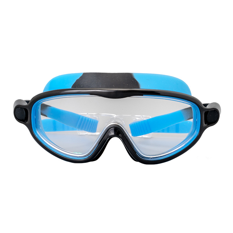 儿童泳镜 大框防水防雾 硅胶游泳眼镜 浮潜水跨境新款亚马逊 泳镜