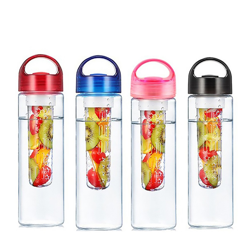 跨境环保塑料水果杯户外运动水壶 创意广告杯子