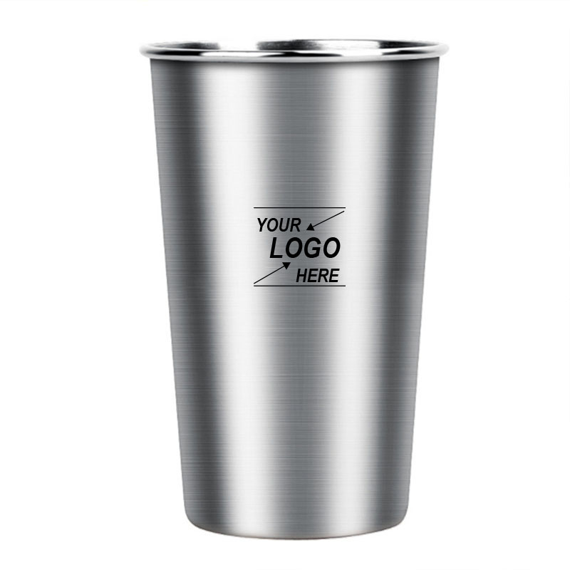 304不锈钢啤酒杯ins果汁杯饮料杯咖啡冷饮杯广告LOGO杯工艺北欧风