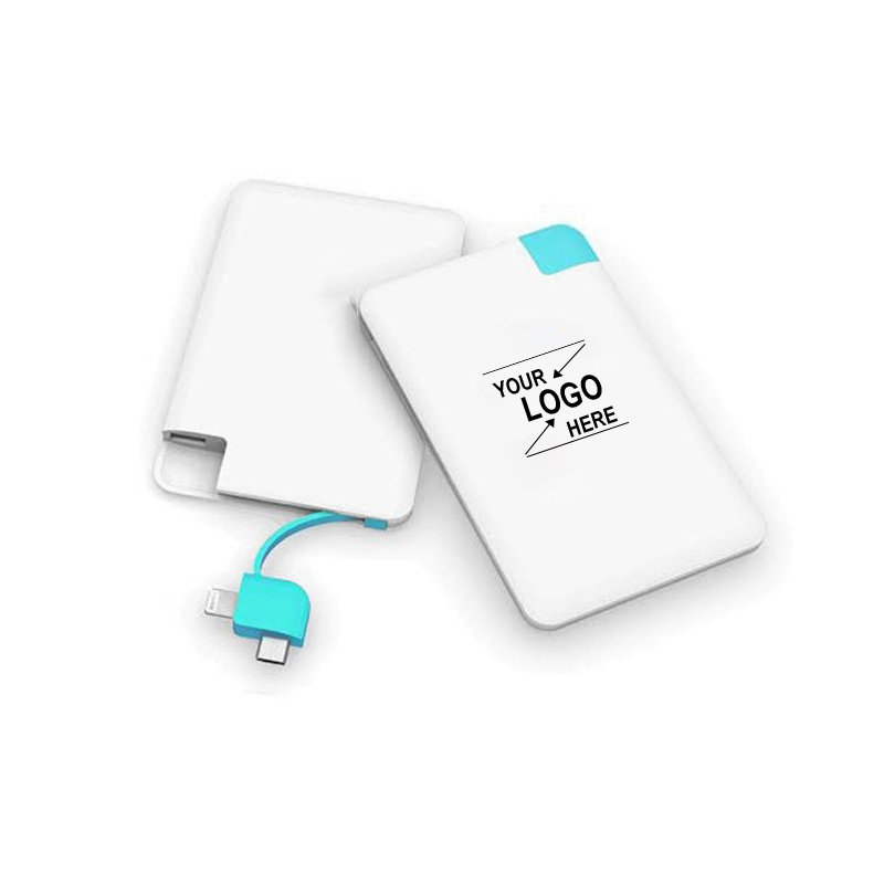F512107 新款卡片式移动电源双面彩印广告定制超薄2500毫安充电宝