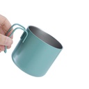 新款不锈钢保温咖啡杯 手柄马克杯 跨境外贸杯子批发