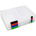 便携文件夹 塑料A4文件收纳盒分类整理文件收纳盒