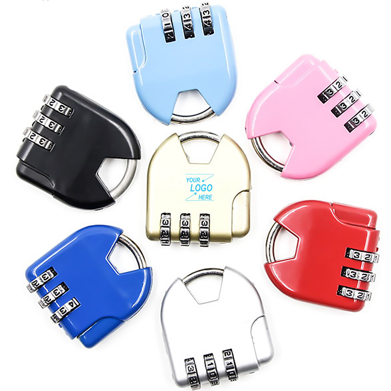 3-Digit Combination Lock / Mini Travel Sentry Password Lock