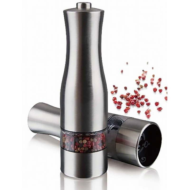 Electric Salt and Pepper Mill with Adjustable Coarseness