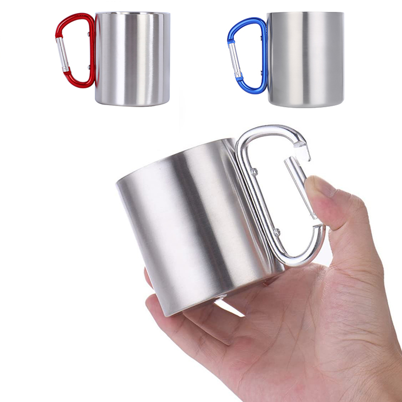 10oz Stainless Steel Double Wall Insulated Travel Mug with C