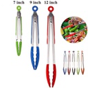 3pcs Multifunctional Silicone Kitchen Barbecue Food Clip Set