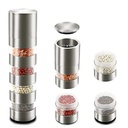 Multi-function Stainless Steel Pepper Mill and Salt Grinder